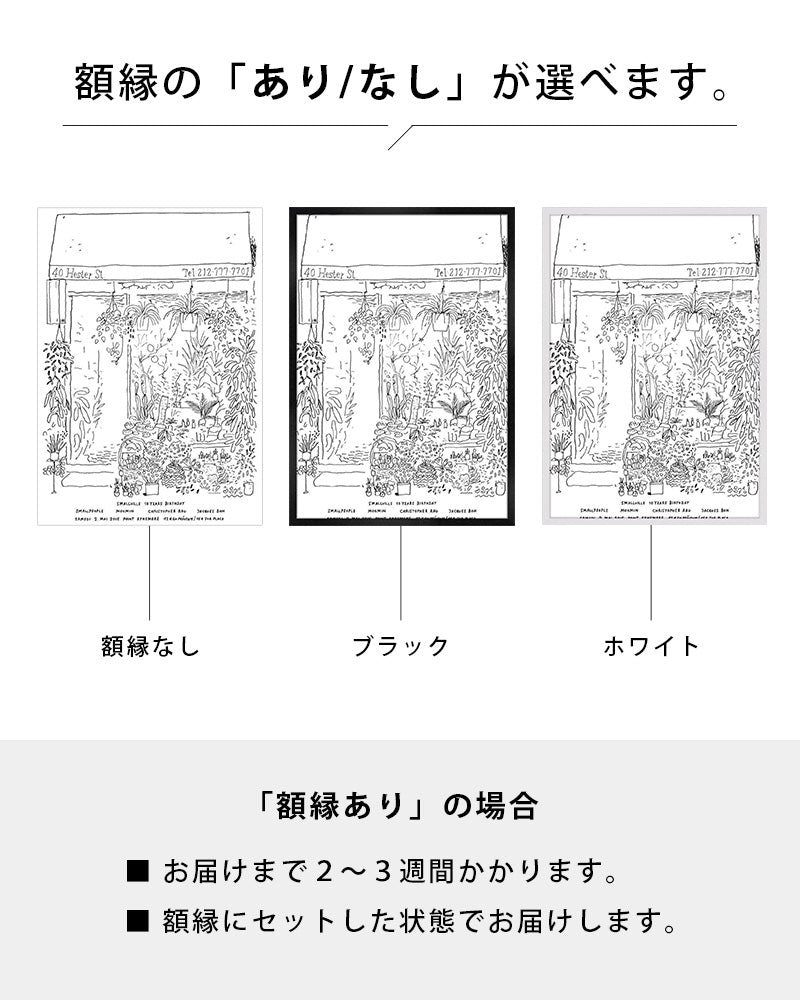 Flower shop NYC(2015)ポスター【Stefan Marx│ステファン・マルクス】(59cm×84cm)