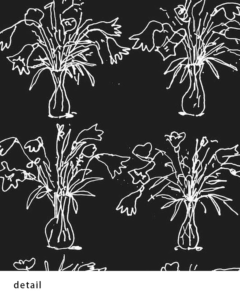 B&W flowers(2016)ポスター【Stefan Marx│ステファン・マルクス】(59cm×84cm)