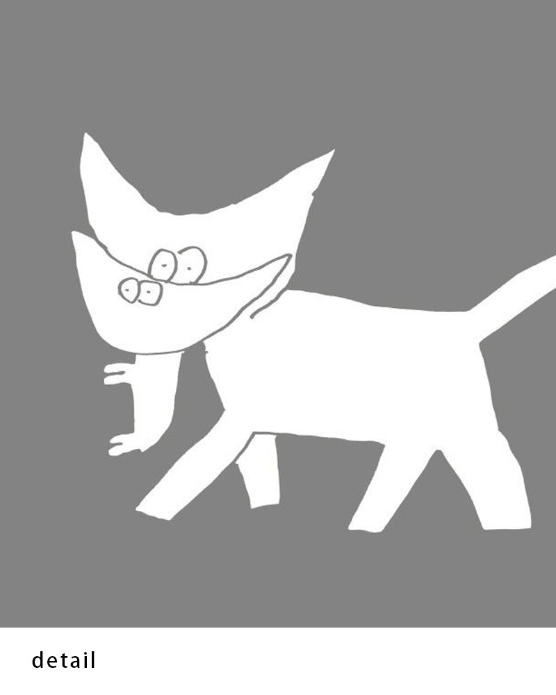 Yamato cats (silver)ポスター【Stefan Marx│ステファン・マルクス】(59cm×84cm)