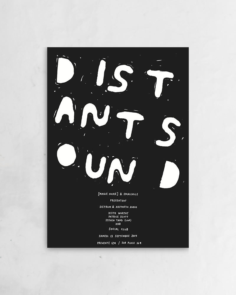 Distant Sound(2014)ポスター【Stefan Marx│ステファン・マルクス】(59cm×84cm)