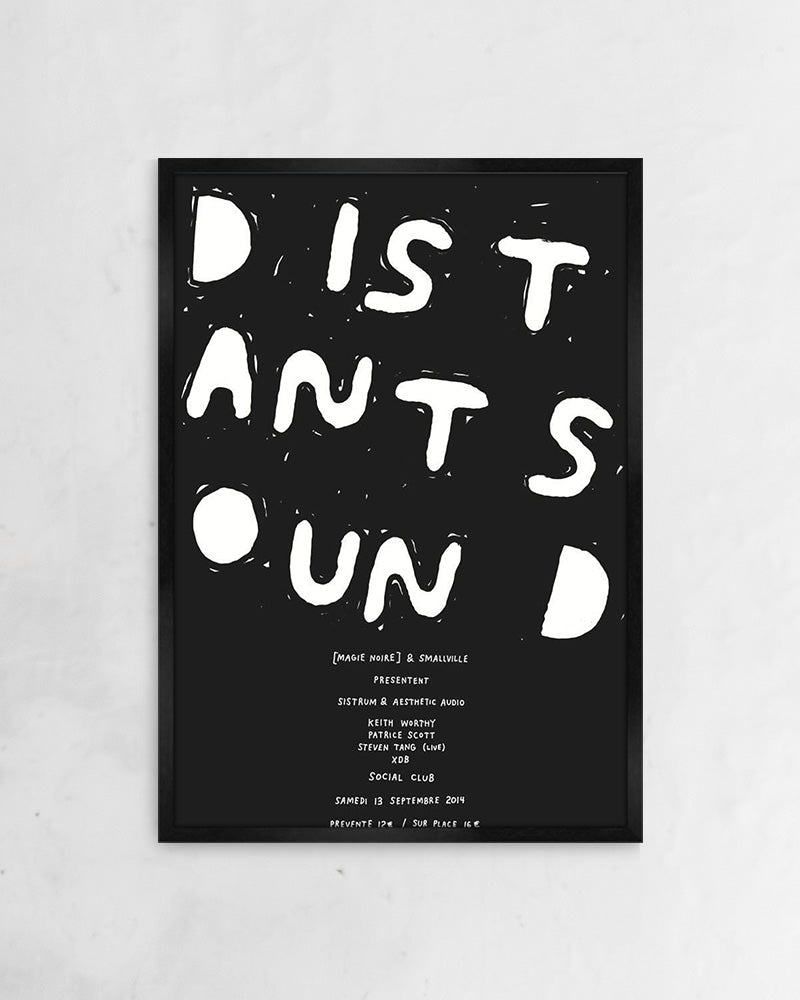 Distant Sound(2014)ポスター【Stefan Marx│ステファン・マルクス】(59cm×84cm)