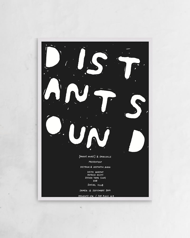 Distant Sound(2014)ポスター【Stefan Marx│ステファン・マルクス】(59cm×84cm)