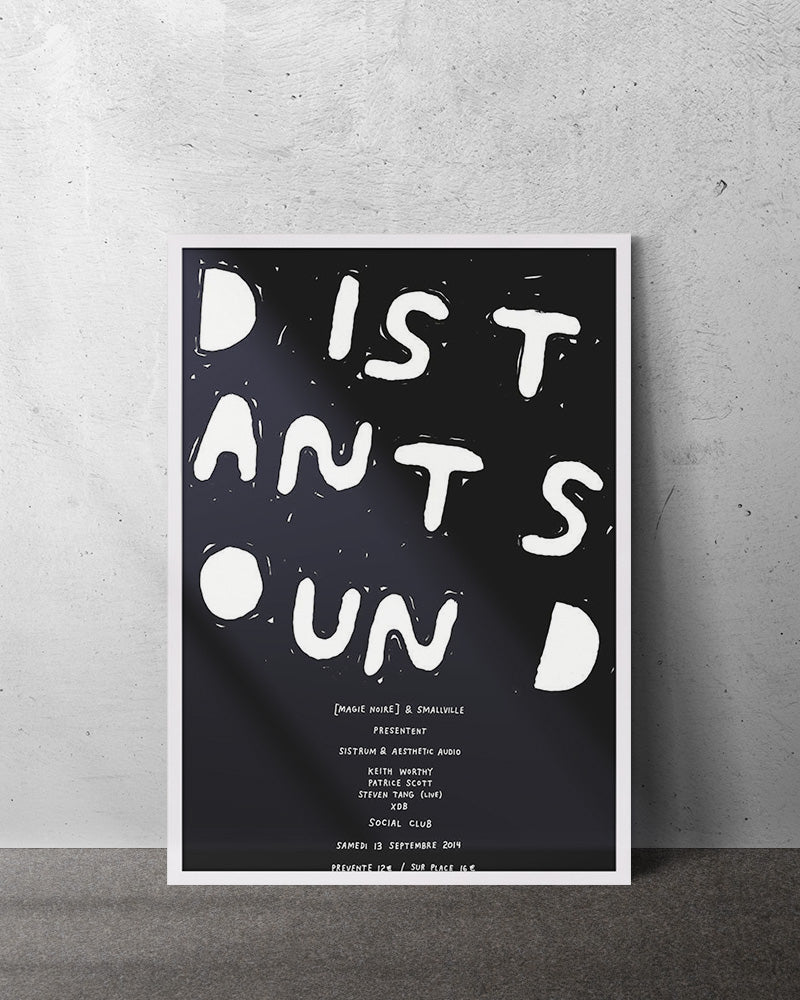 Distant Sound(2014)ポスター【Stefan Marx│ステファン・マルクス】(59cm×84cm)