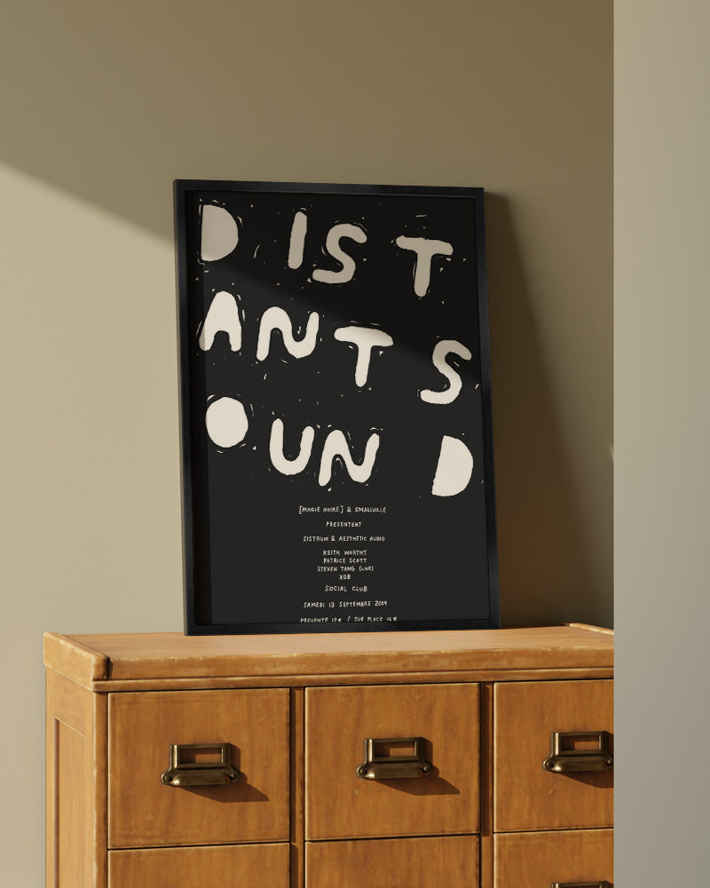 Distant Sound(2014)ポスター【Stefan Marx│ステファン・マルクス】(59cm×84cm)
