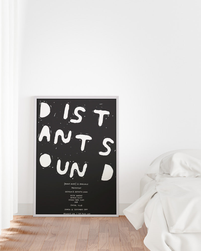 Distant Sound(2014)ポスター【Stefan Marx│ステファン・マルクス】(59cm×84cm)