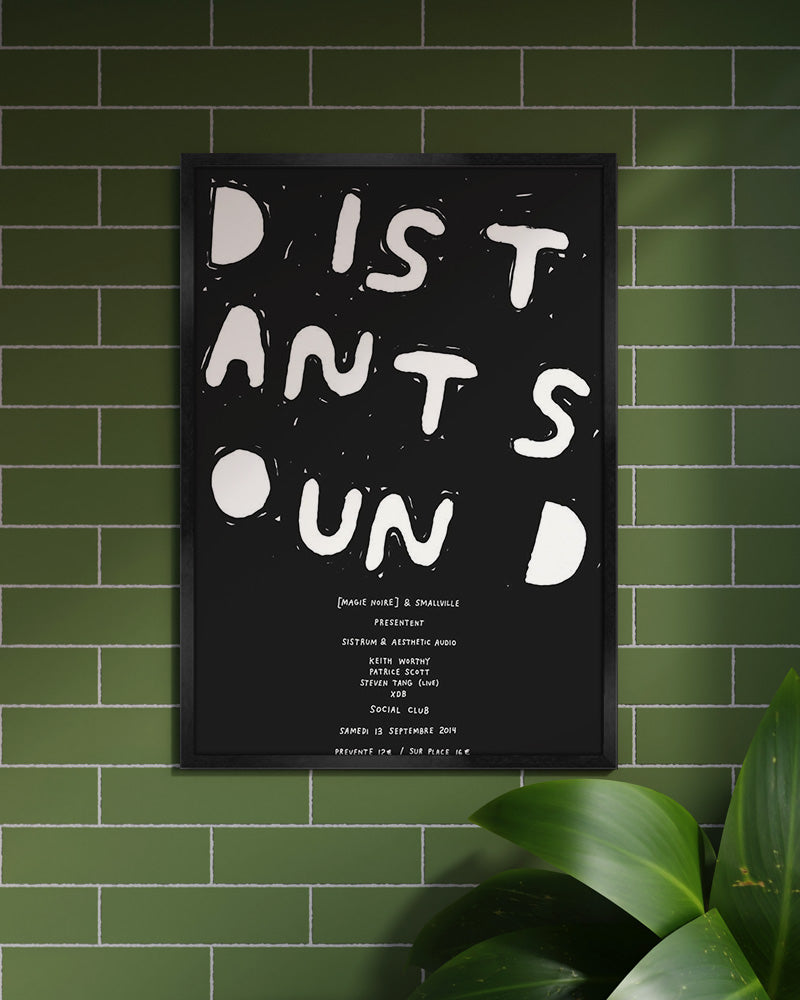 Distant Sound(2014)ポスター【Stefan Marx│ステファン・マルクス】(59cm×84cm)