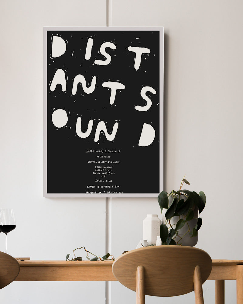Distant Sound(2014)ポスター【Stefan Marx│ステファン・マルクス】(59cm×84cm)