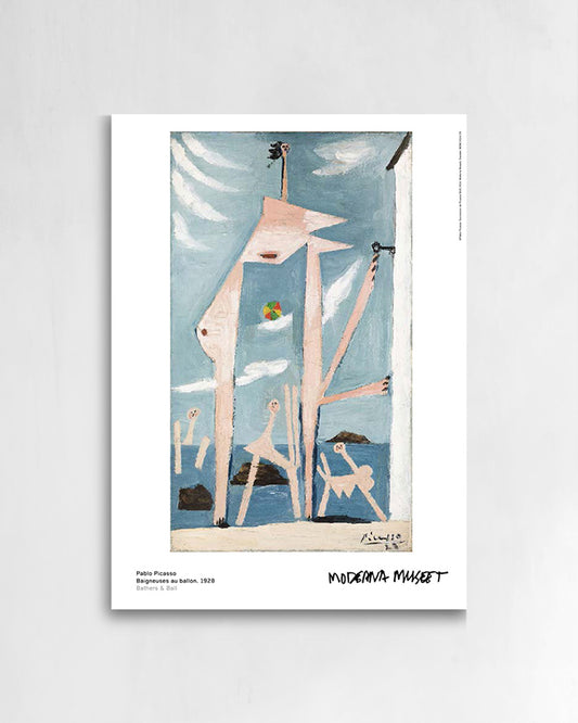 Baigneuses au ballonポスター【Picasso│パブロ・ピカソ】(70cm×50cm)