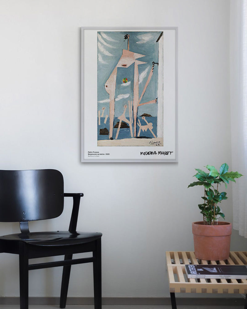 Baigneuses au ballonポスター【Picasso│パブロ・ピカソ】(70cm×50cm)