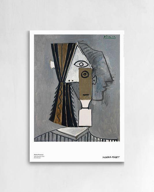 "Kvinnohuvud, 1957"(Tete de femme, 1957)ポスター【Picasso│パブロ・ピカソ】(70cm×50cm)