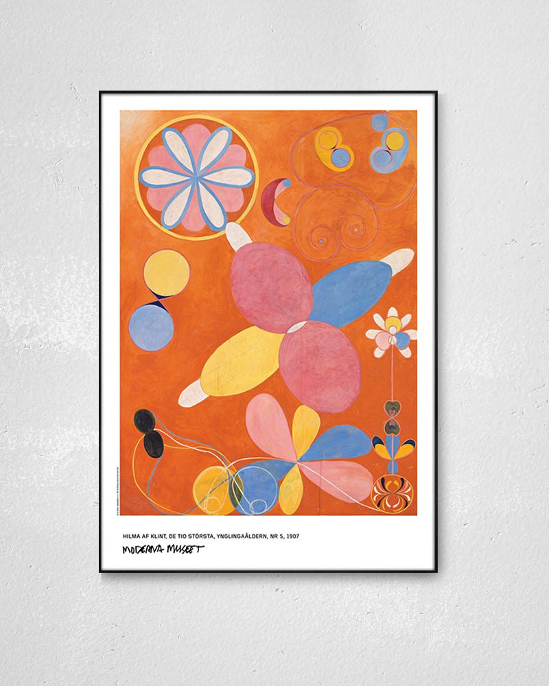 The Ten Largest, Youth, No4ポスター【HILMA AF KLINT│ヒルマ・アフ・クリント】(70cm×100cm)