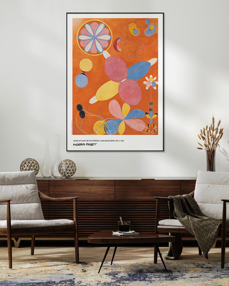 The Ten Largest, Youth, No4ポスター【HILMA AF KLINT│ヒルマ・アフ・クリント】(70cm×100cm)