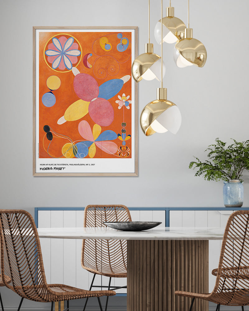 The Ten Largest, Youth, No4ポスター【HILMA AF KLINT│ヒルマ・アフ・クリント】(70cm×100cm)