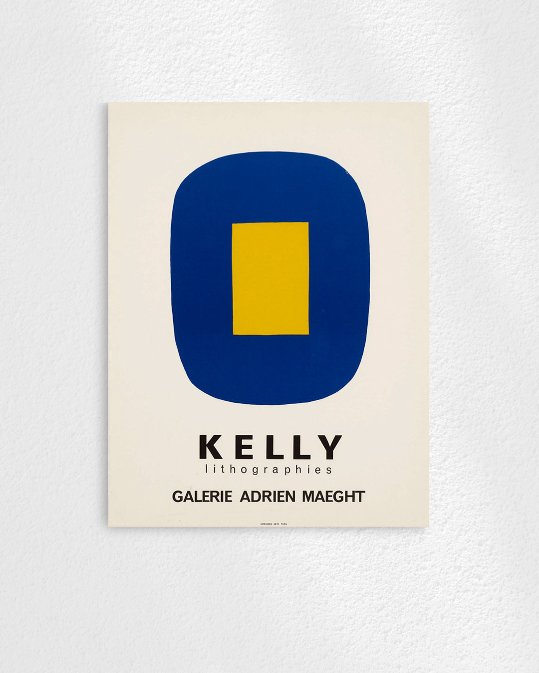 Blue with Yellowポスター【Ellsworth Kelly│エルスワーズ・ケリー