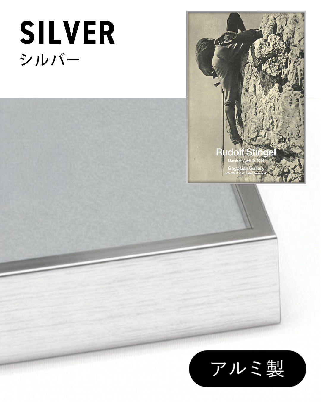 Gagosian Exhibition Poster, 2014ポスター【Rudolf Stingel│ルドルフ・スティンゲル】(99.1×70.5)