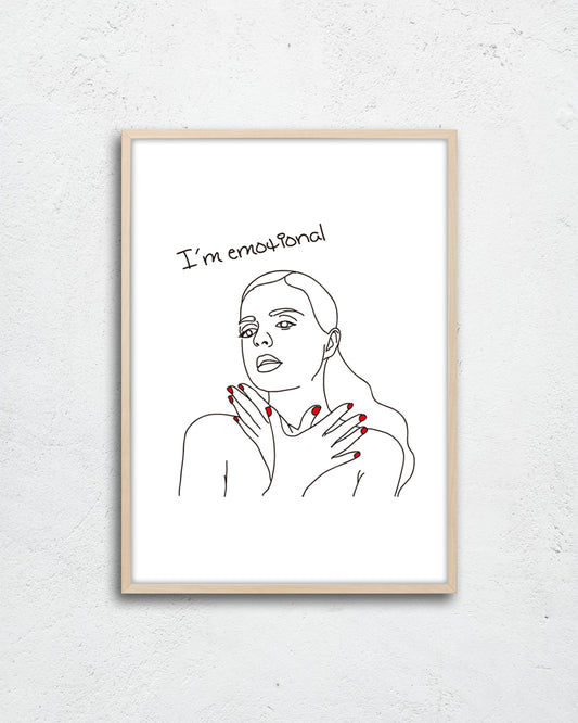 【ポスターのみ】 I'm emotional アートポスター（A2,A3）