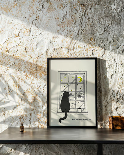 【ポスターのみ】Home Isn’t Home Without Youアートポスター（A2,A3）