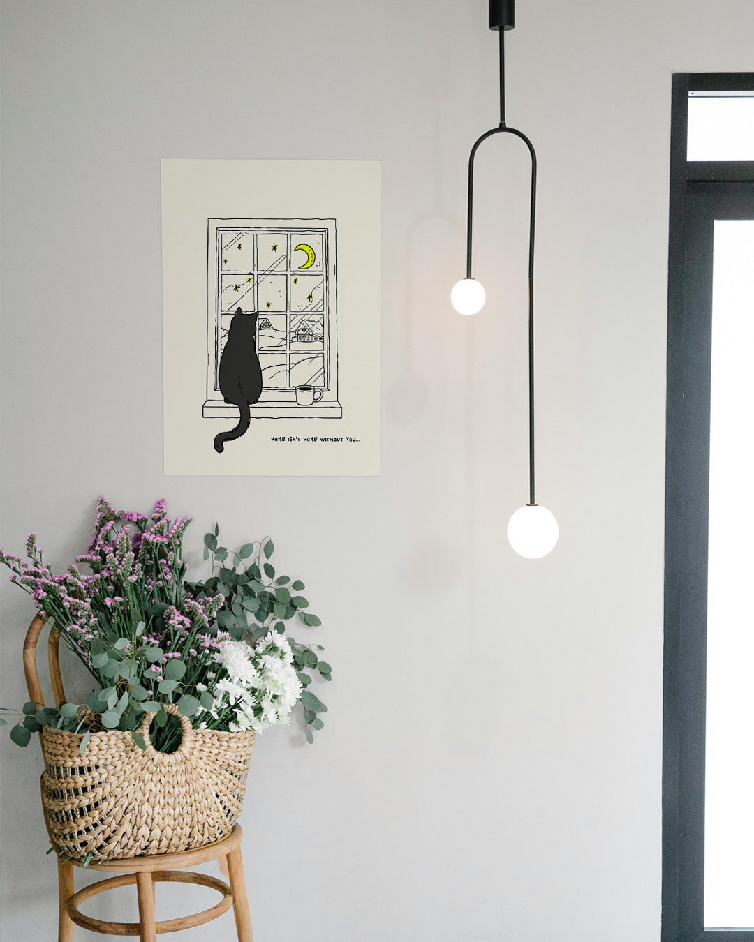 【ポスターのみ】Home Isn’t Home Without Youアートポスター（A2,A3）