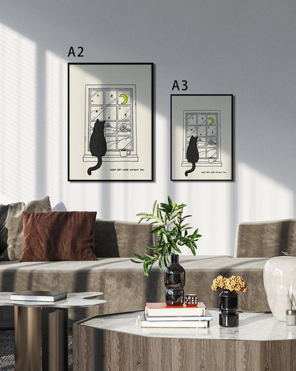 【ポスターのみ】Home Isn’t Home Without Youアートポスター（A2,A3）