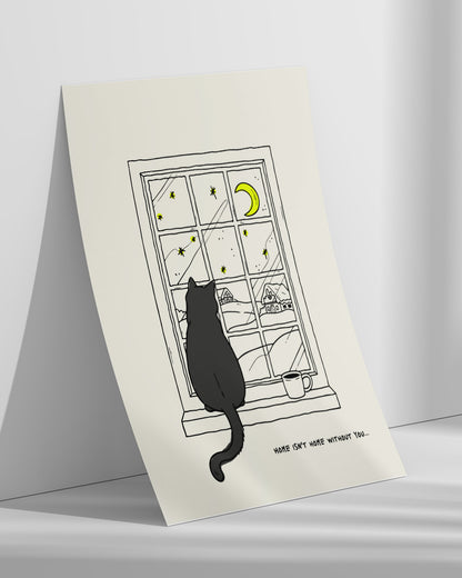 【ポスターのみ】Home Isn’t Home Without Youアートポスター（A2,A3）