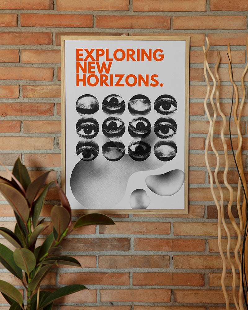 【ポスターのみ】Exploring New Horizons – Surreal Vision Posterアートポスター（A2,A3）