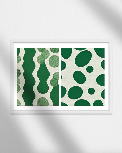 【ポスターのみ】Organic Dots – Abstract Pattern Posterアートポスター（A2,A3）