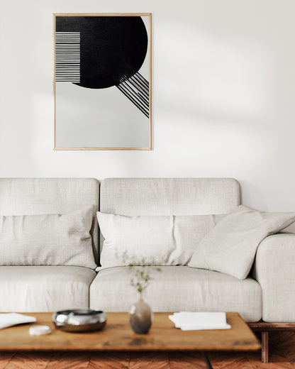 【ポスターのみ】Bold Balance – Minimal Geometric Posterアートポスター（A2,A3）
