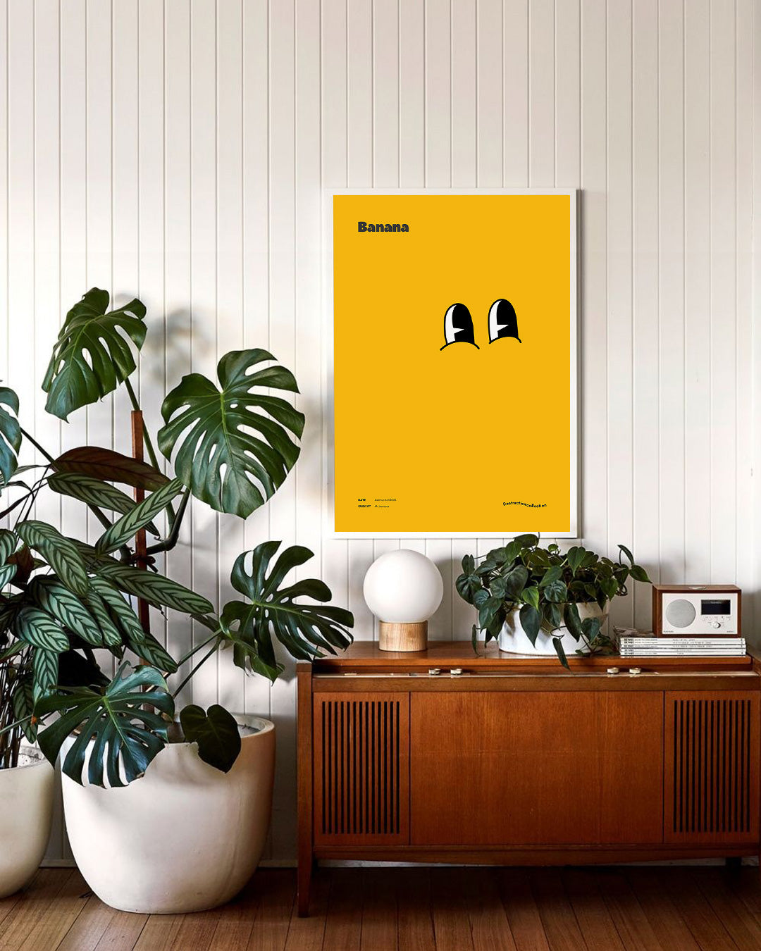 【ポスターのみ】Mr. Banana – Minimal Pop Art Posterアートポスター（A2,A3）