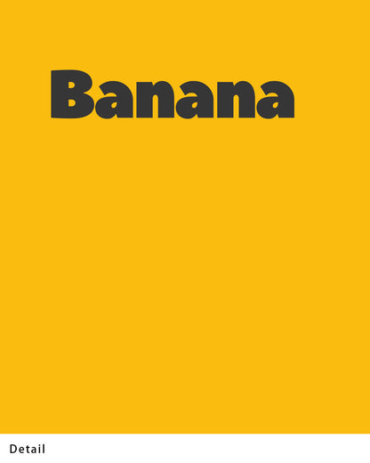 【ポスターのみ】Mr. Banana – Minimal Pop Art Posterアートポスター（A2,A3）