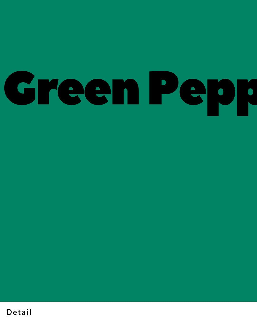 【ポスターのみ】Mr. Green Pepper – Playful Minimalism Posterアートポスター（A2,A3）