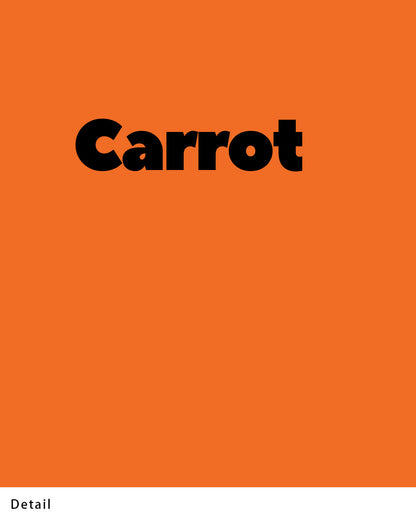 【ポスターのみ】Mr. Carrot – Playful Minimalism Posterアートポスター（A2,A3）