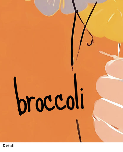 【ポスターのみ】Broccoli Bouquet Posterアートポスター（A2,A3）
