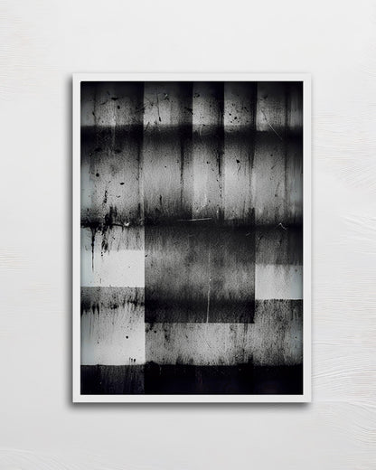 【ポスターのみ】Grayscale Noise Posterアートポスター（A2,A3）