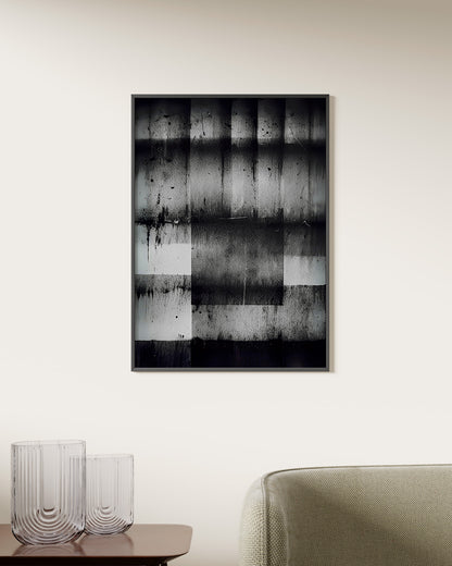 【ポスターのみ】Grayscale Noise Posterアートポスター（A2,A3）
