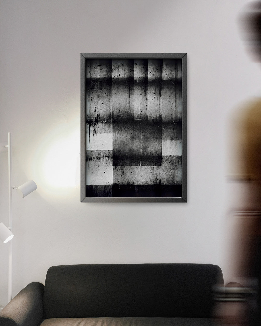 【ポスターのみ】Grayscale Noise Posterアートポスター（A2,A3）