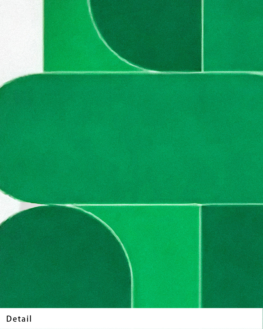 【ポスターのみ】Urban Geometry in Green Posterアートポスター（A2,A3）