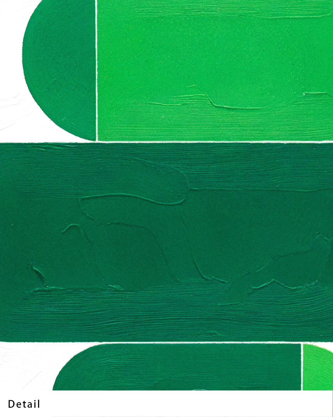 【ポスターのみ】Urban Geometry in Green Posterアートポスター（A2,A3）