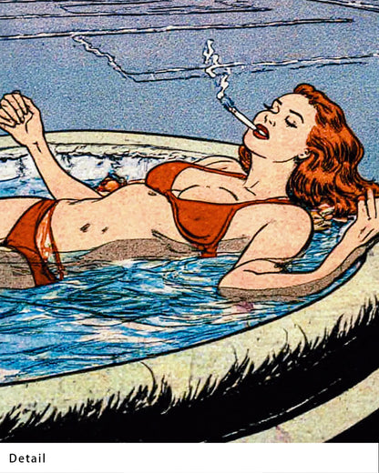 【ポスターのみ】Swim in My Pool Posterアートポスター（A2,A3）