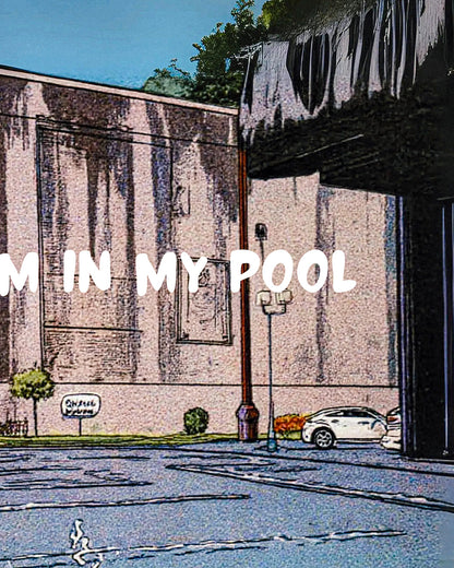 【ポスターのみ】Swim in My Pool Posterアートポスター（A2,A3）