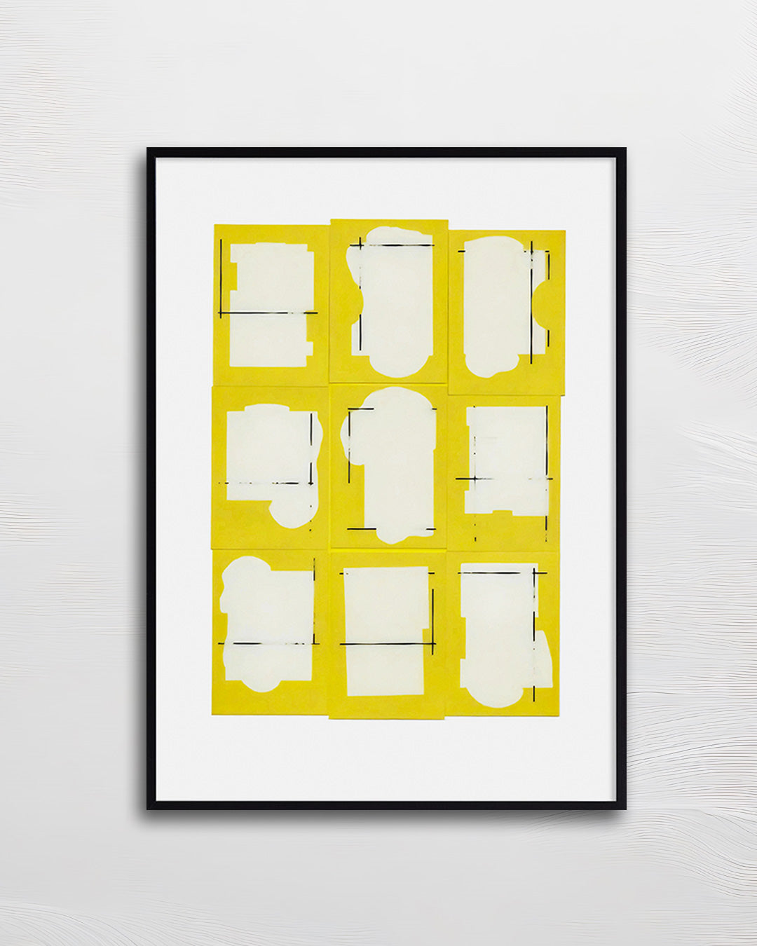 【ポスターのみ】Yellow Cutouts Posterアートポスター（A2,A3）