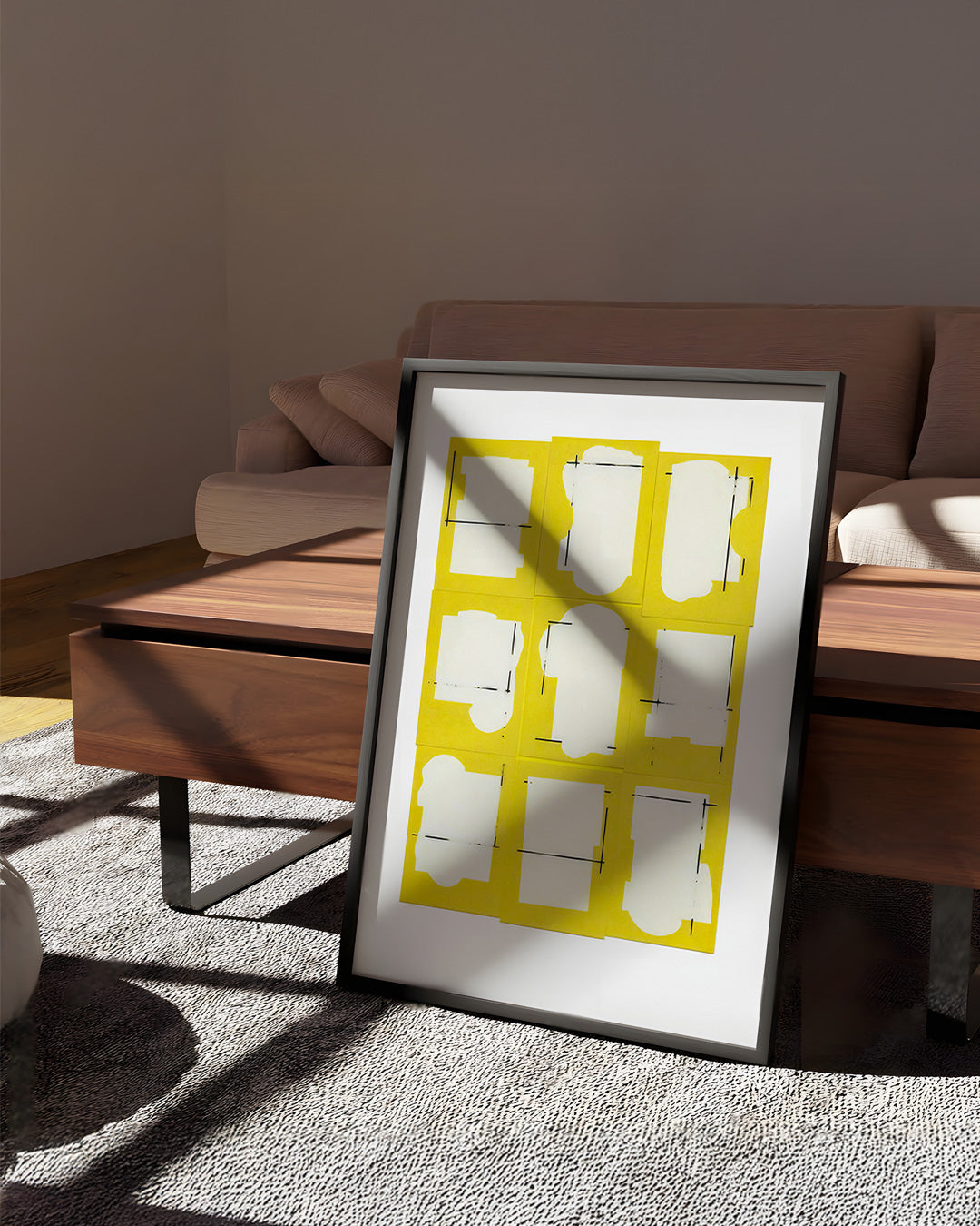 【ポスターのみ】Yellow Cutouts Posterアートポスター（A2,A3）