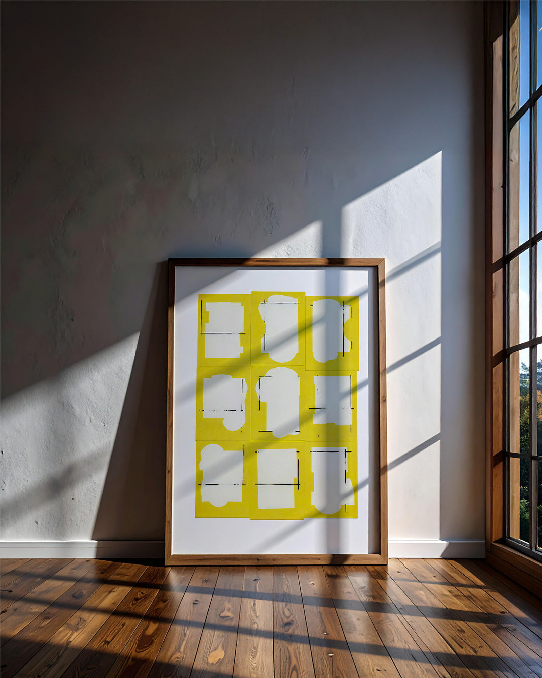 【ポスターのみ】Yellow Cutouts Posterアートポスター（A2,A3）