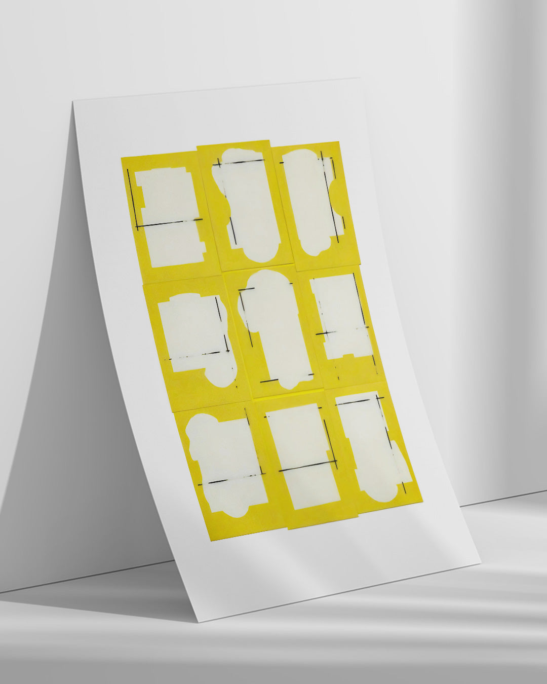 【ポスターのみ】Yellow Cutouts Posterアートポスター（A2,A3）