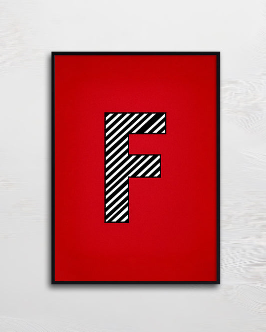 【ポスターのみ】F is for Focus Posterアートポスター（A2,A3）