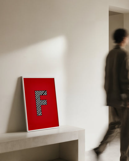 【ポスターのみ】F is for Focus Posterアートポスター（A2,A3）