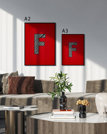 【ポスターのみ】F is for Focus Posterアートポスター（A2,A3）
