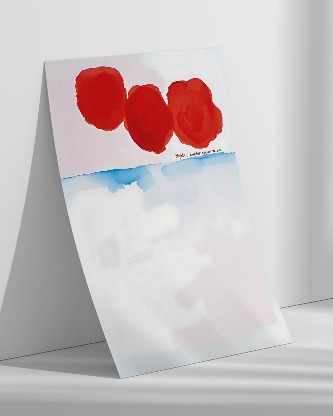 【ポスターのみ】Red Echoes Posterアートポスター（A2,A3）
