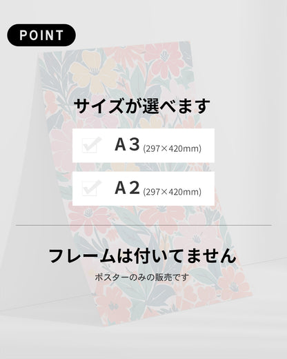 【ポスターのみ】Bloom Parade Posterアートポスター（A2,A3）