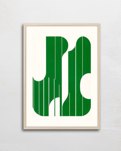 【ポスターのみ】Green Rhythm Posterアートポスター（A2,A3）