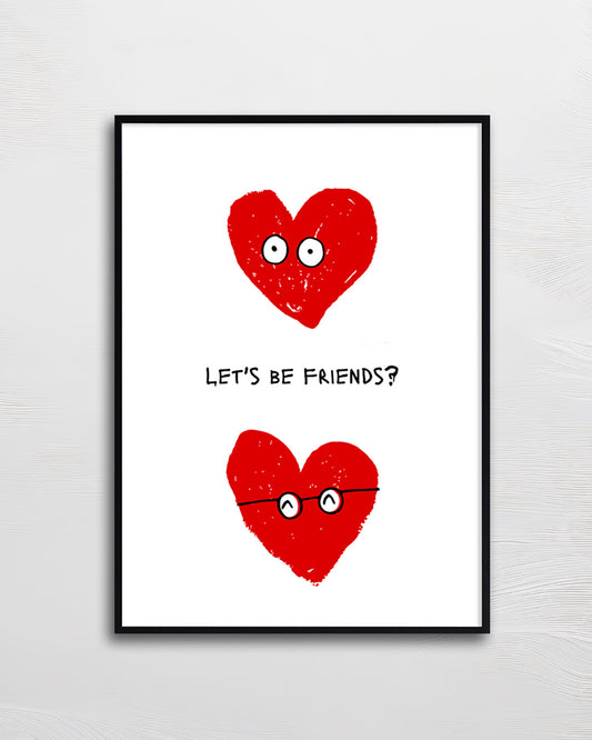 【ポスターのみ】Let’s Be Friendsアートポスター（A2,A3）